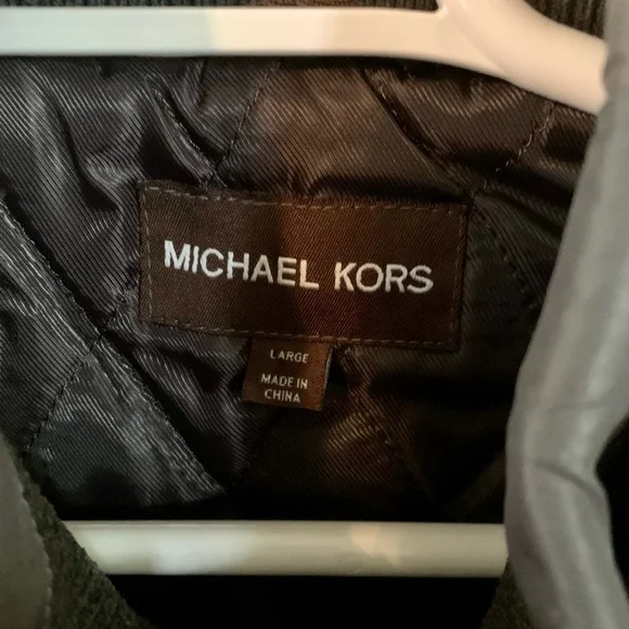 MICHAEL Michael Kors Wool Blend Military Coat Men’s Large - Picture 13 of 14